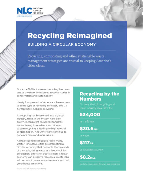 Recycling Reimagined National League Of Cities
