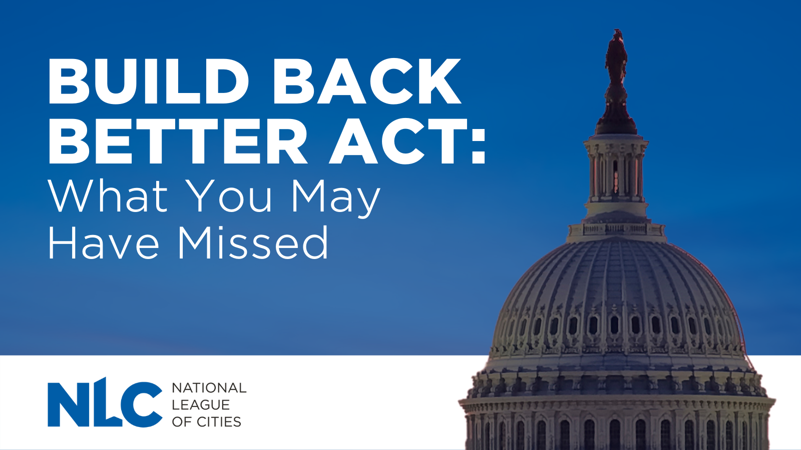 The Build Back Better Act: What You May Have Missed - National League ...